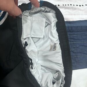 Nike Black and White Athletic Shorts